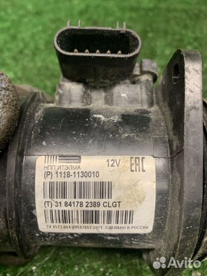 Датчик массового расхода воздуха Дмрв Лада Калина