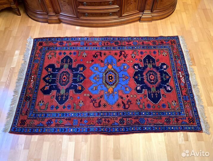 Ковер шерстяной ручной работы 2 х 1.2 м