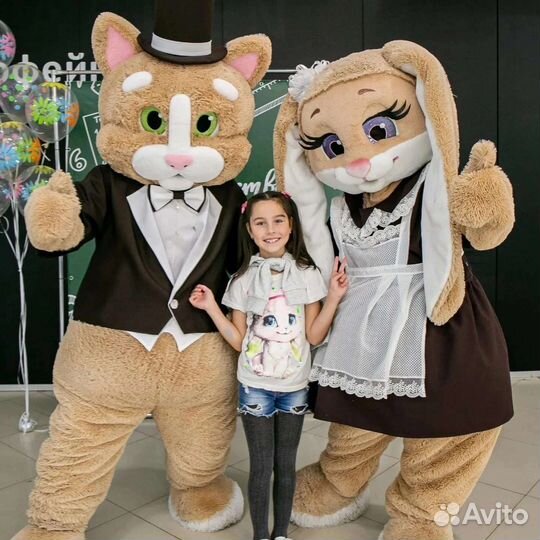 Поздравление от ростовых кукол г.Тюмень