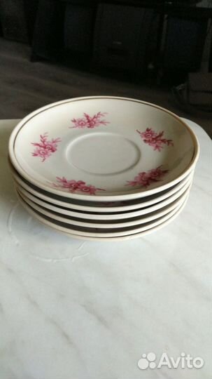 Набор чайной посуды с позолотой Довбыш