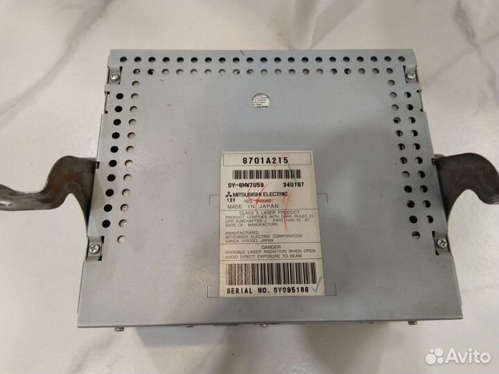 Магнитола Mitsubishi 8701А215 + передняя панель