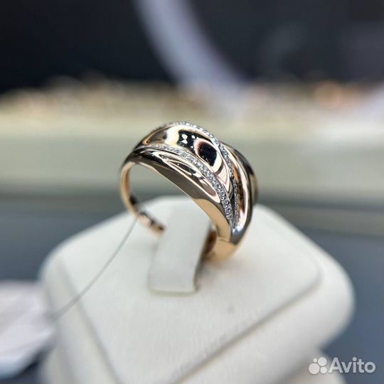 Золотое кольцо 585 проба золото