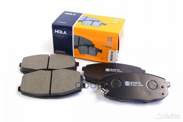 Колодки тормозные hyun/KIA I30/ceed 06- перед