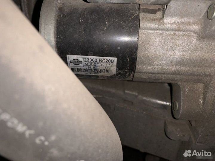 Стартер Nissan Tiida