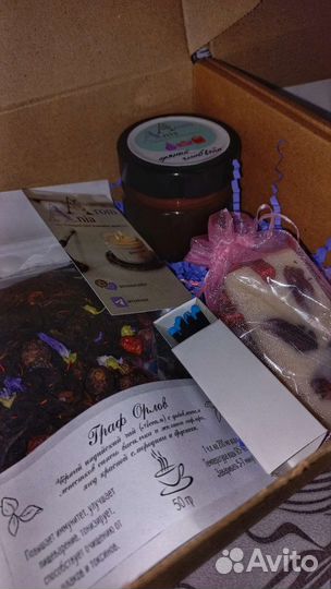 Подарочный чайно-свечной набор