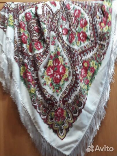 Платок шаль шерсть