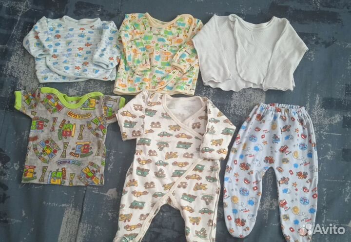 Вещи пакетом с рождения