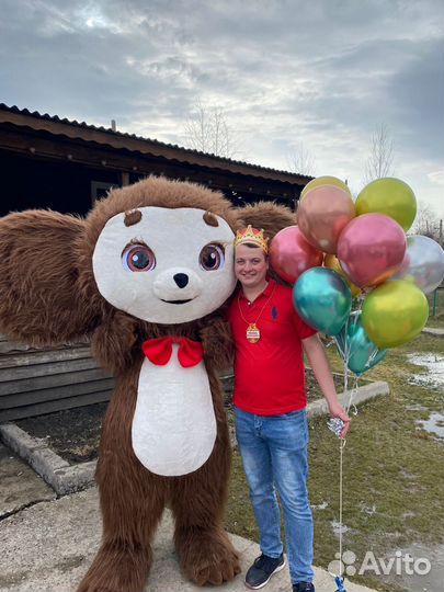 Ростовая кукла белый медведь Чебурашка Заяц Панда