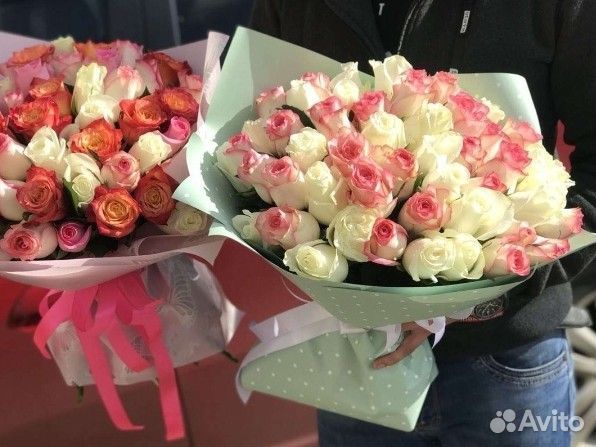 Розы Кения 50см/доставка/самовывоз