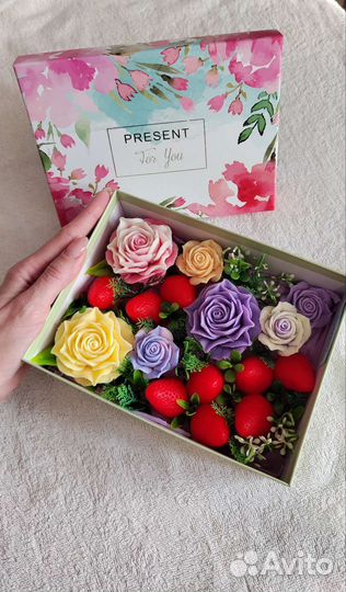 Букет из мыла