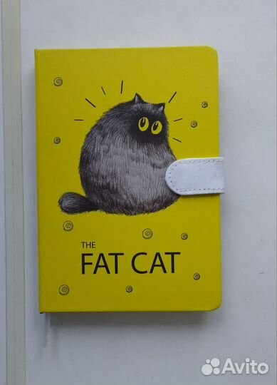 Набор The Fat cat, блокнот, кошелек, шкатулка