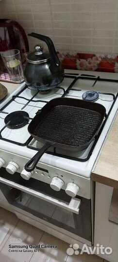 Чугунная сковорода гриль