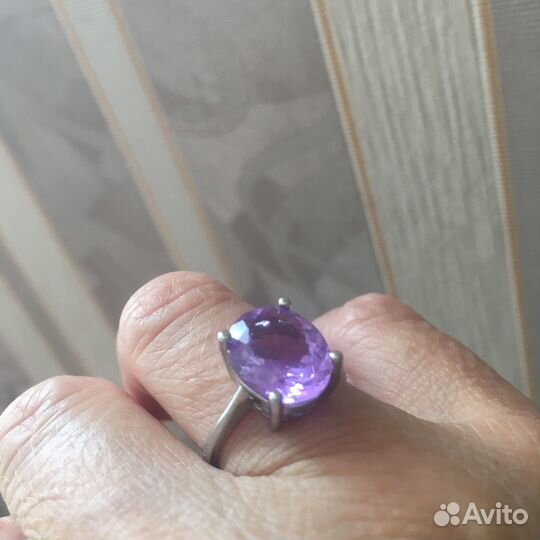 Кольцо,Гранат,Аметист,Цирконы