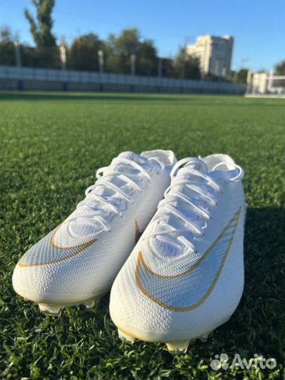 Бутсы Nike mercurial air zoom white pattern