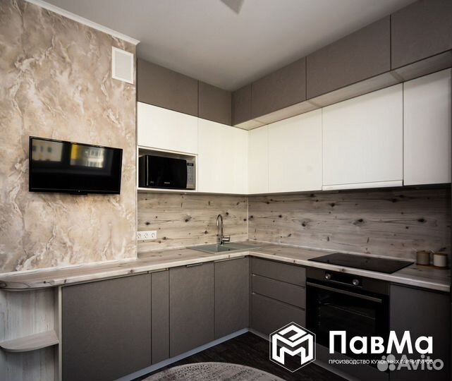 Кухонные гарнитуры в потолок 100*126