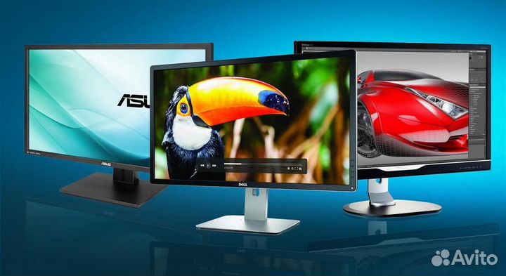 Много мониторов 15, 17,19,20,22,24