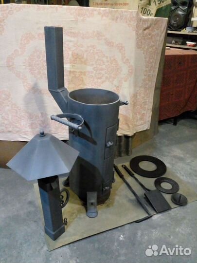 Печь для казана 8мм