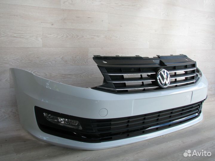 Volkswagen Polo 5 Бампер передний 2015-2020