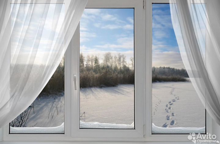 Окна пластиковые с отделкой