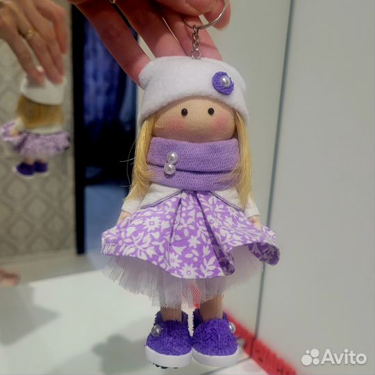 Куколка брелок ручной работы