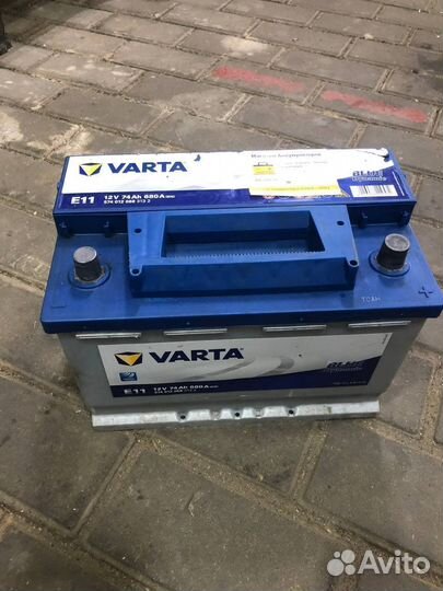 Аккумулятор Varta 74 Ah Б/у с гарантией