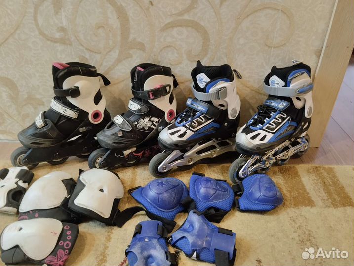 Детские ролики и защита