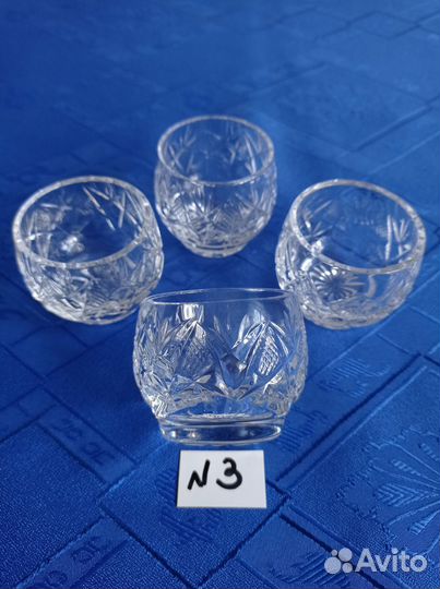 Стопки хрустальные СССР