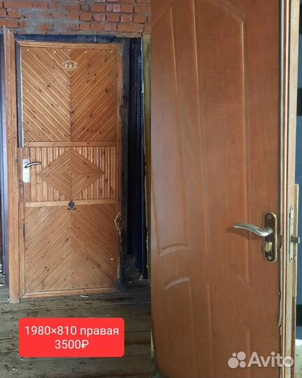 Входные металлические двери б/у