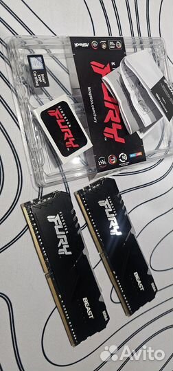 Оперативная память ddr4 hyperx fury 16gb