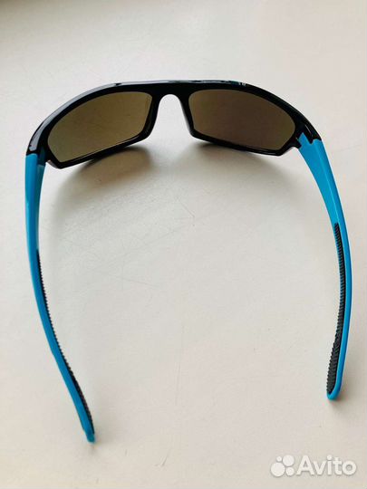 Спортивные солнцезащитные очки черно-синие