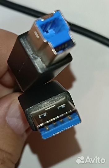 USB 3.0 кабель Type A - Type B 1м