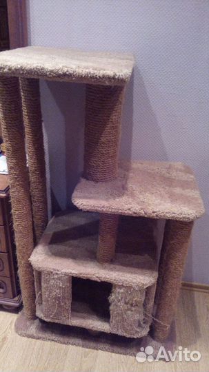 Когтеточка домик для кошки