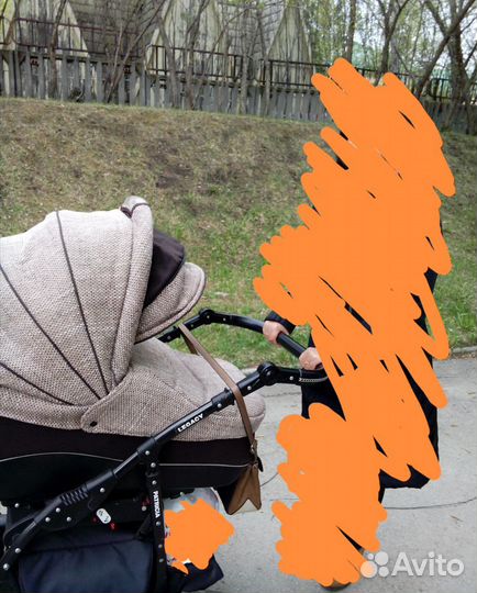 Коляска 2 в 1 бу