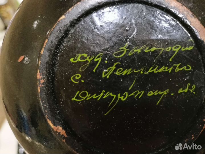 Шкатулка винтажная, для украшений Жостово