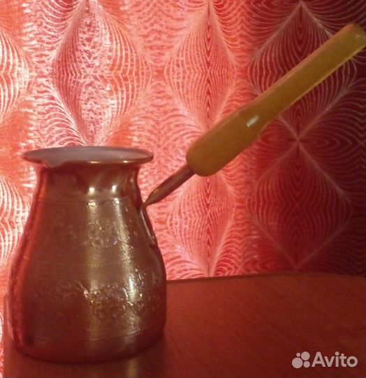 Кофеварка медная новая