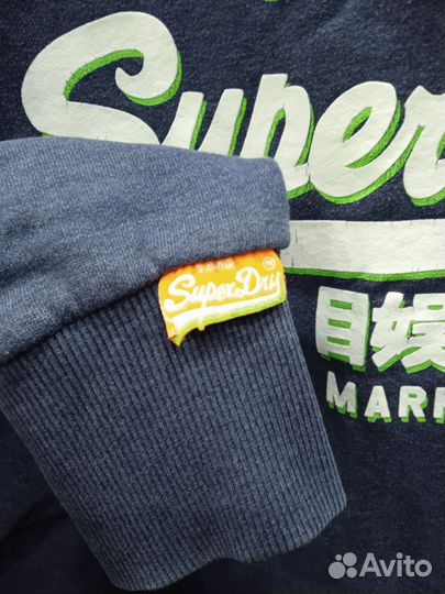 Свитшот мужской утепленый Superdry