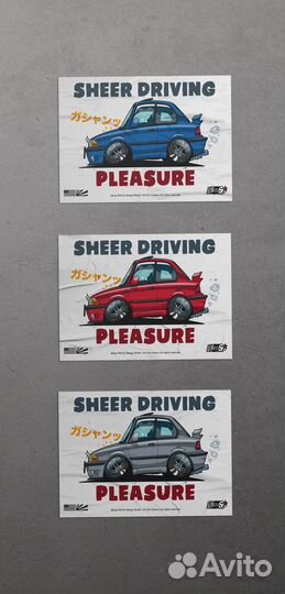 Картины плакаты автомобили Japan японские А2