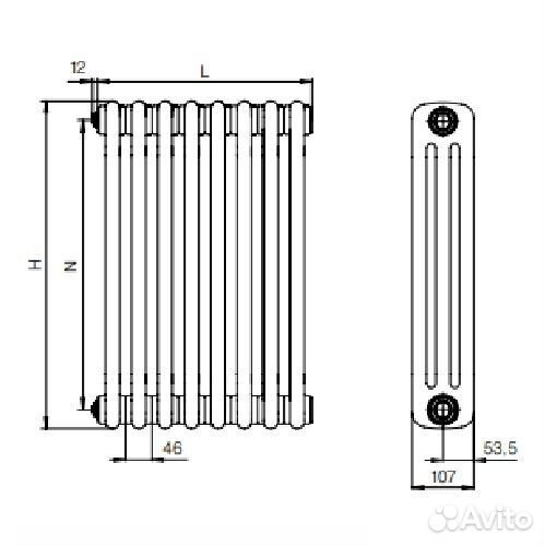 Rifar tubog TUB 3180-04-DV1-AN (Антрацит)