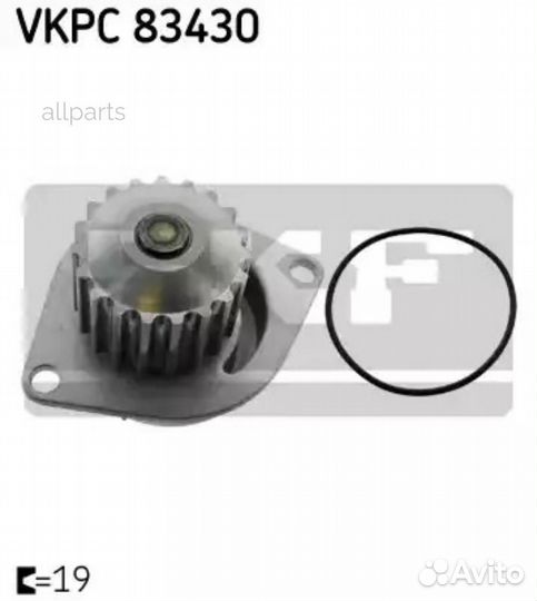 SKF vkpc83430 Помпа водяная