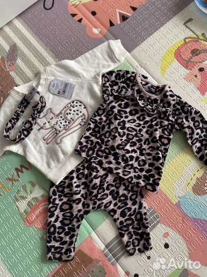 Новые вещи Next, Sela для девочки 0-3 мес
