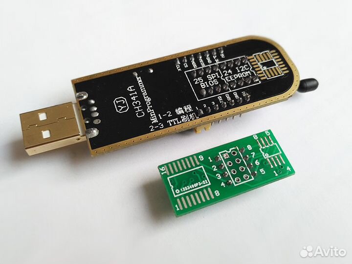 Универсальный USB программатор микросхем CH341A