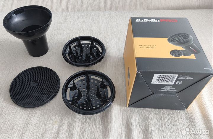 Насадка диффузор для фена BaBylissPro 3в1