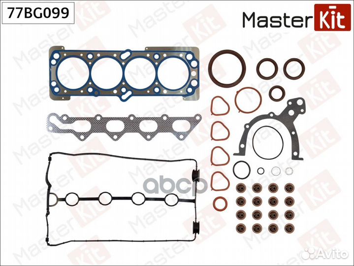 77BG099 Набор прокладок двигателя daewoo/chevro