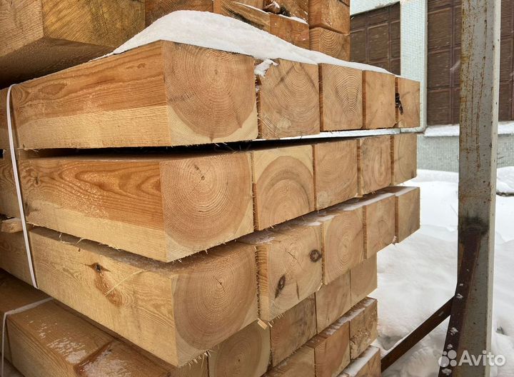 Брус обрезной 100х100х6000мм от производителя