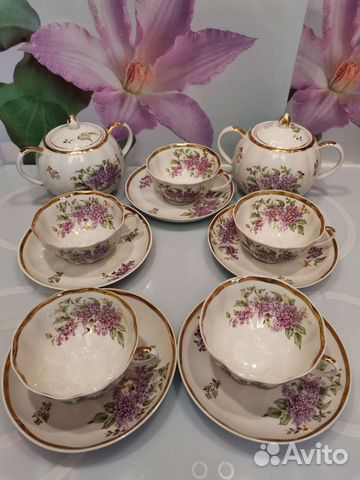 Предметы Чайного сервиза Дулёво Сирень