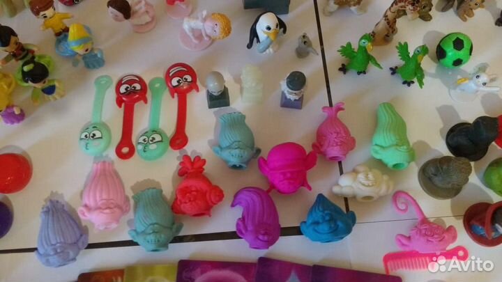 Покемончики из киндер сюрприза, Мстители, Тролли и