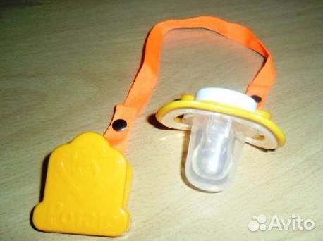 Пустышка ортодонтическая с клипсой Potato (новая)