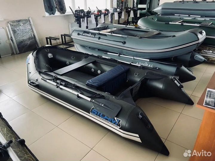 Лодка пвх Stormline Heavy Duty Air Light 340 зелен