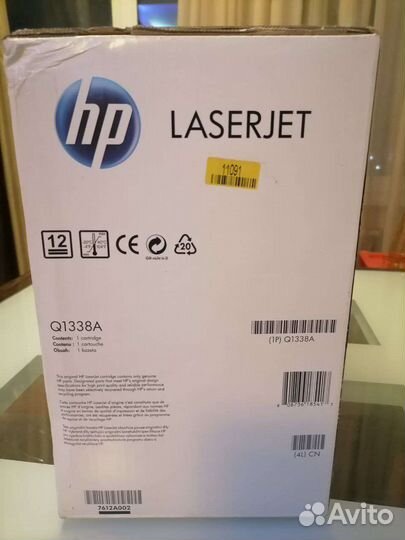Картридж Q1338А для HP 4200, новый оригинал, 2015