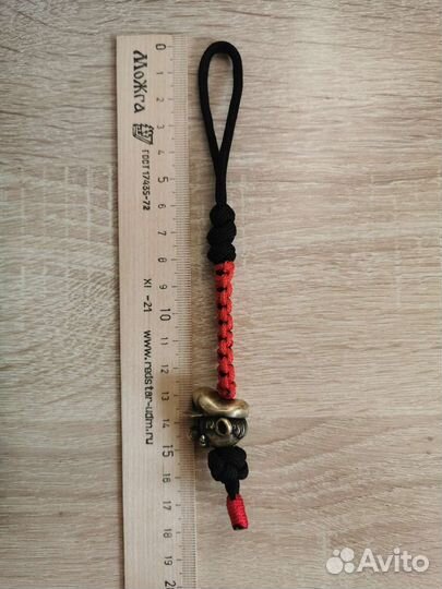 Темляк для ножа с бусиной